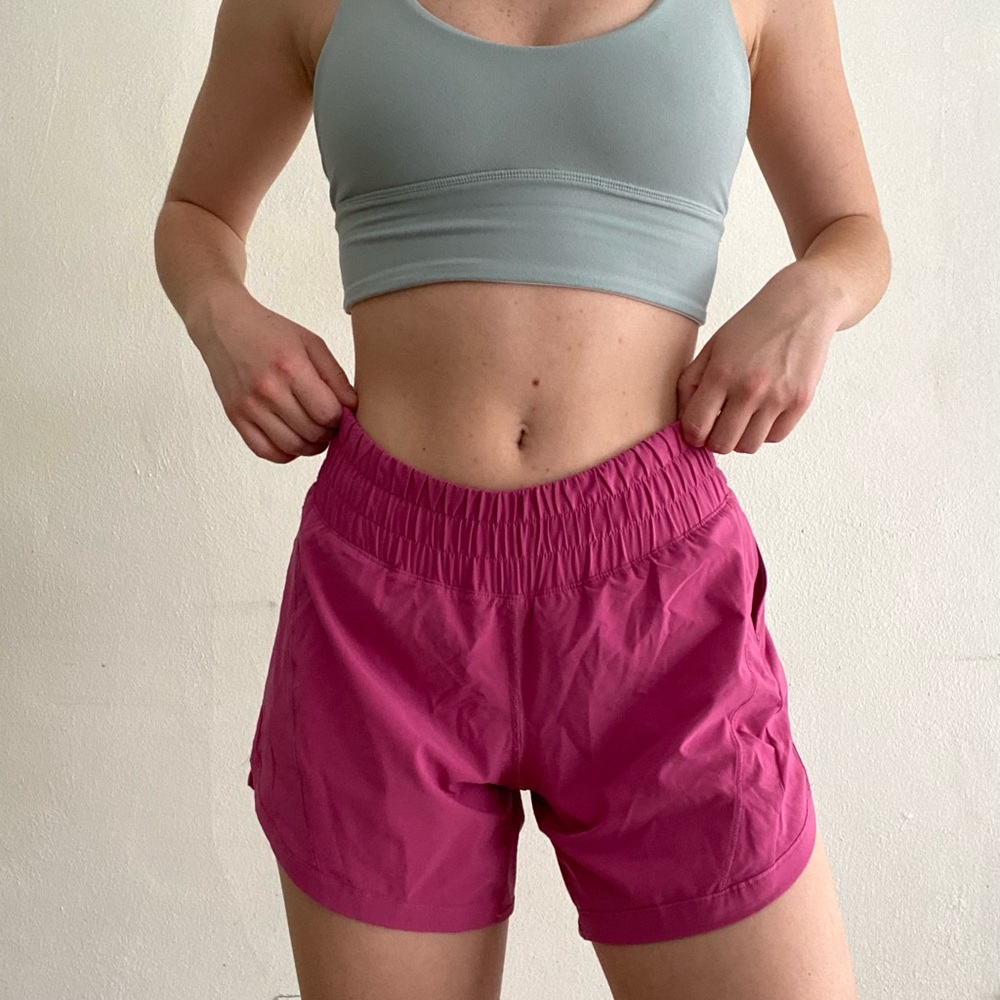 Lululemon Track That Mid-Rise Lined Short 5"